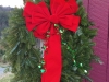 Decorated Fresh Christmas Wreaths - Bright Red
