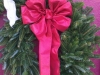 Decorated Fresh Christmas Wreaths - Medium Red
